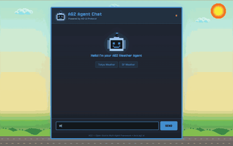 AG2 Agent Chat powered by AG-UI